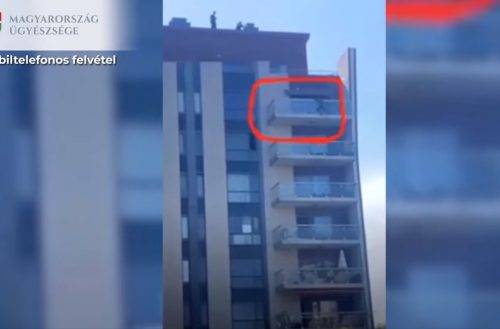 A rendőrök elöl száguldozva menekült, majd az erkélyen lógott az ittas sofőr - videóval - a Fővárosi Főügyészség sajtóközleménye
